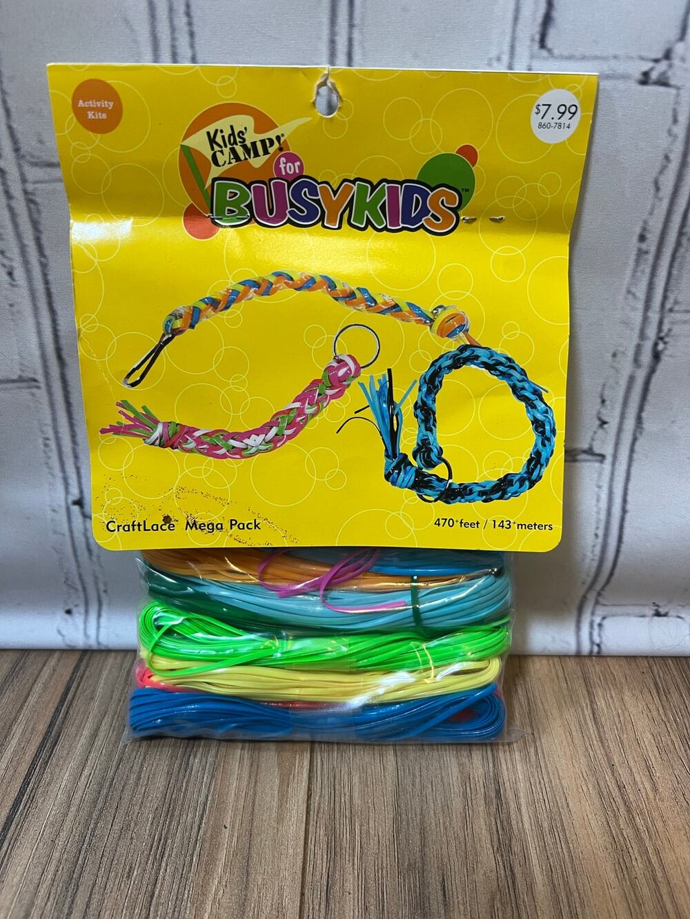 2007 Kids Camp CraftLace Mega Pack 470 Ft NOS JoAnn Deadstock Craft Lacing Kit